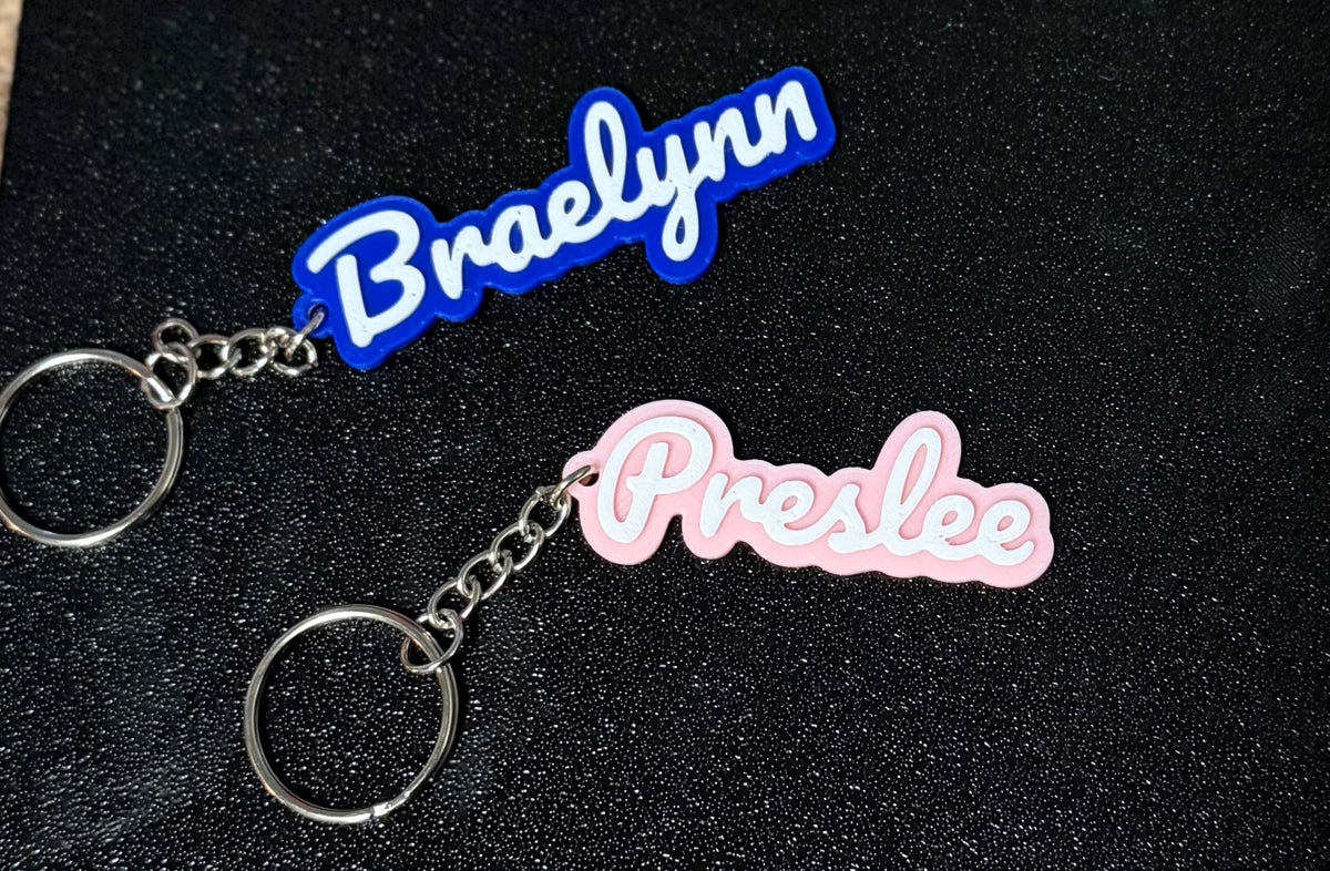 3d Name Keychain