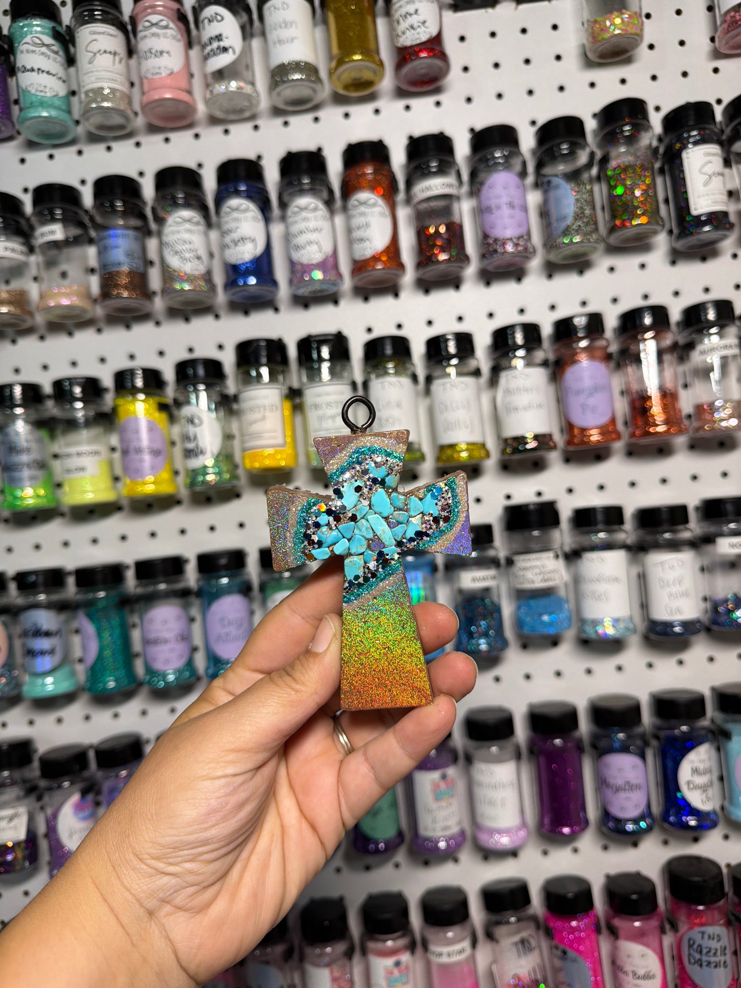 Geode Cross Freshie | Vanilla
