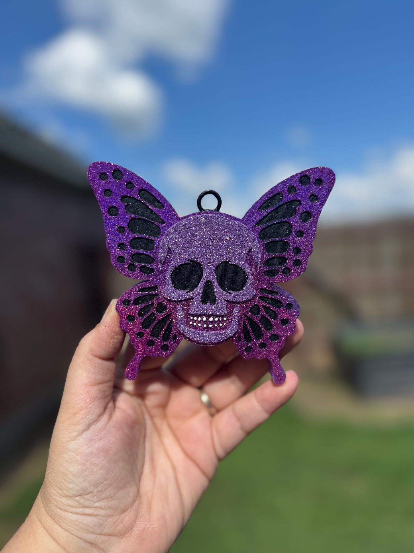 Skull w/ Butterfly Wings