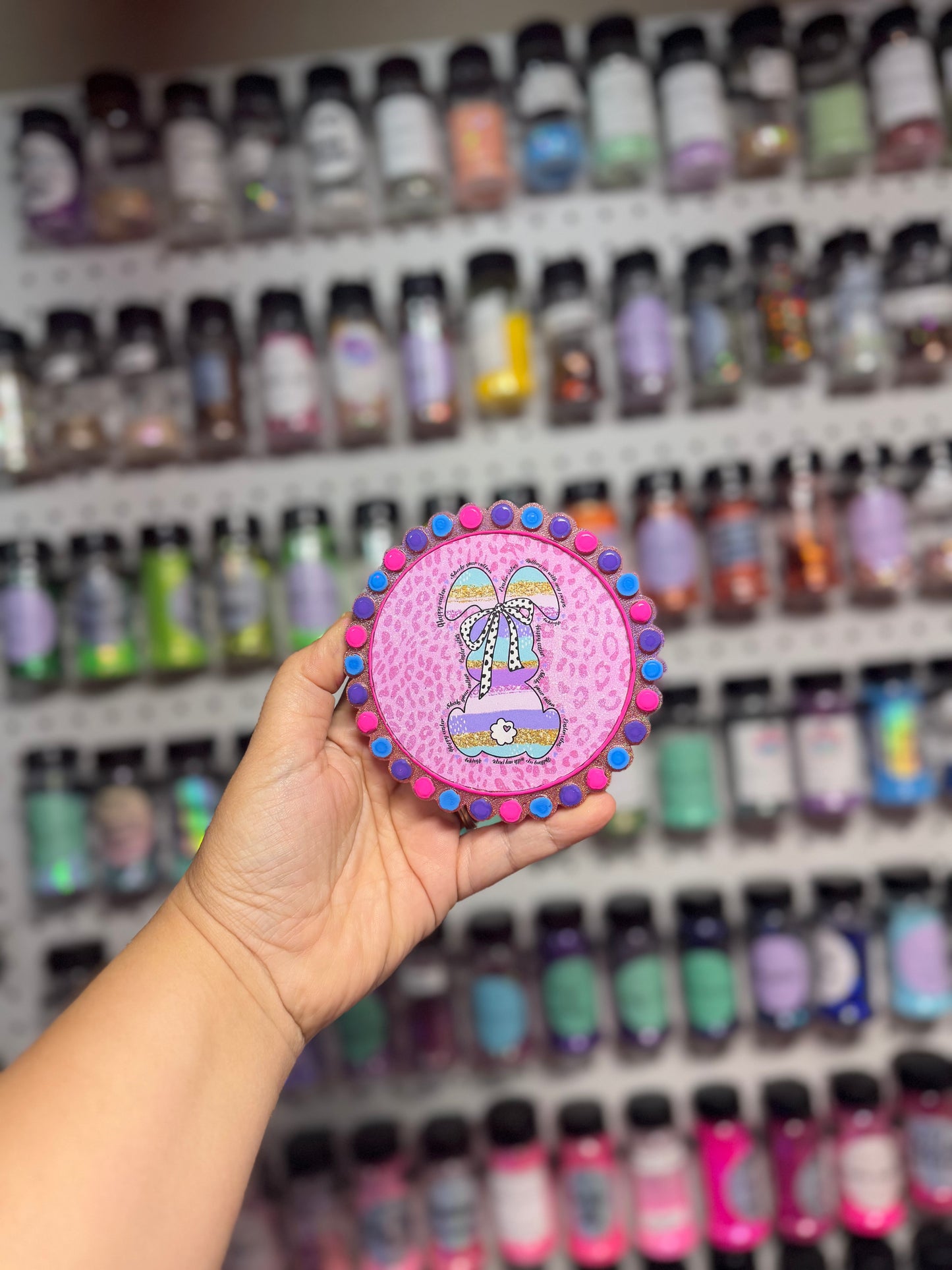 Circle Freshie w/ Dots