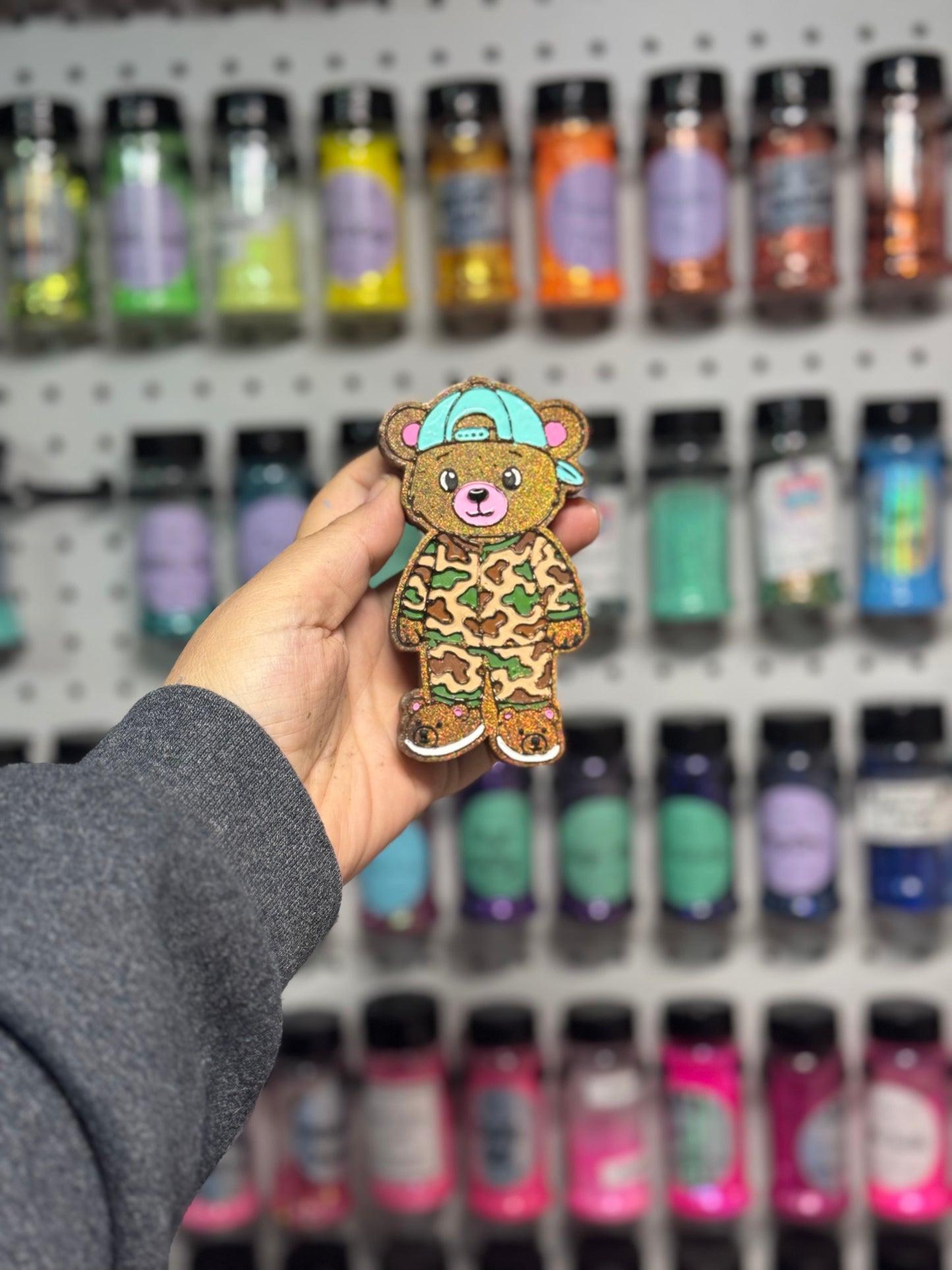 Bear w/ Camo Pajamas