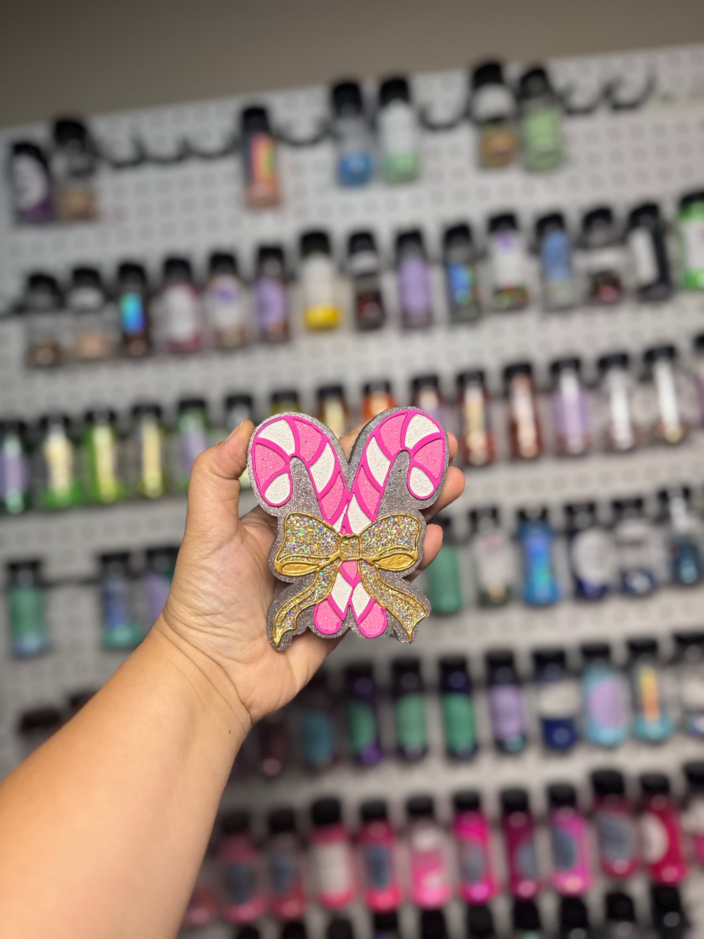 Candy Cane Bow