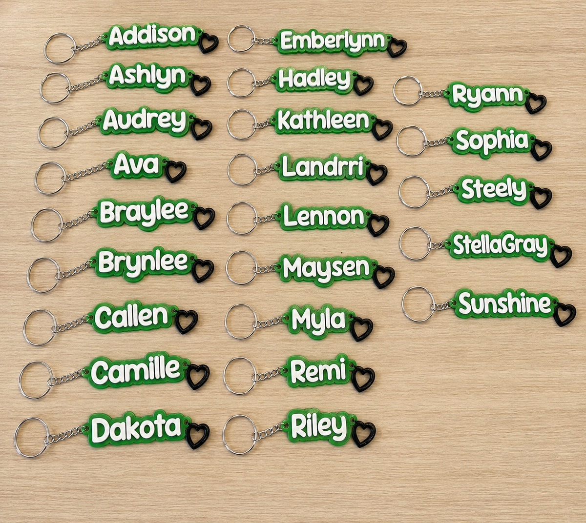 3d Name Keychain