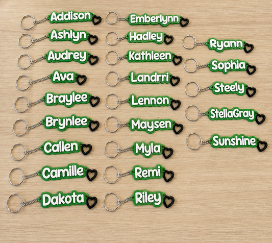 3d Name Keychain