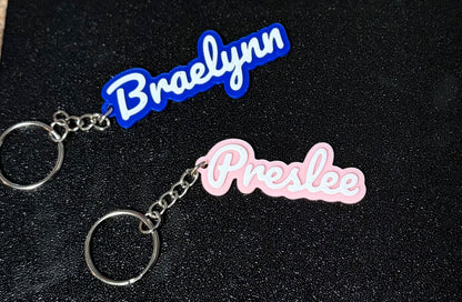 3d Name Keychain