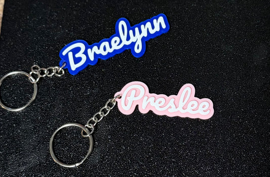 3d Name Keychain