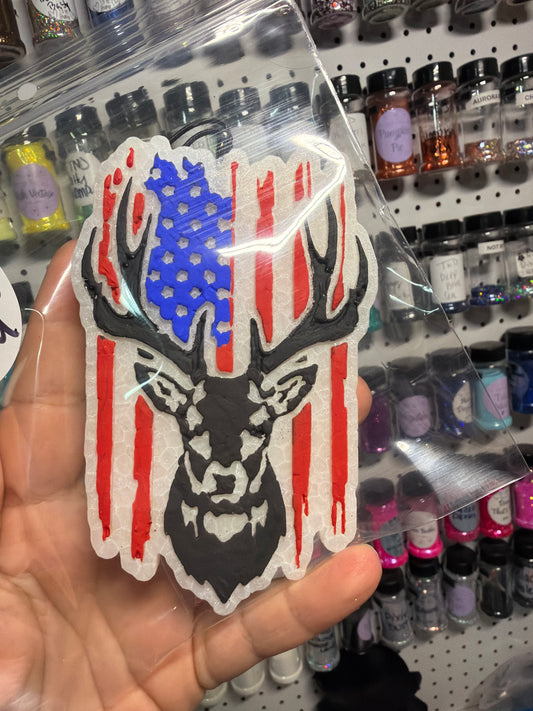 Deer flag freshie