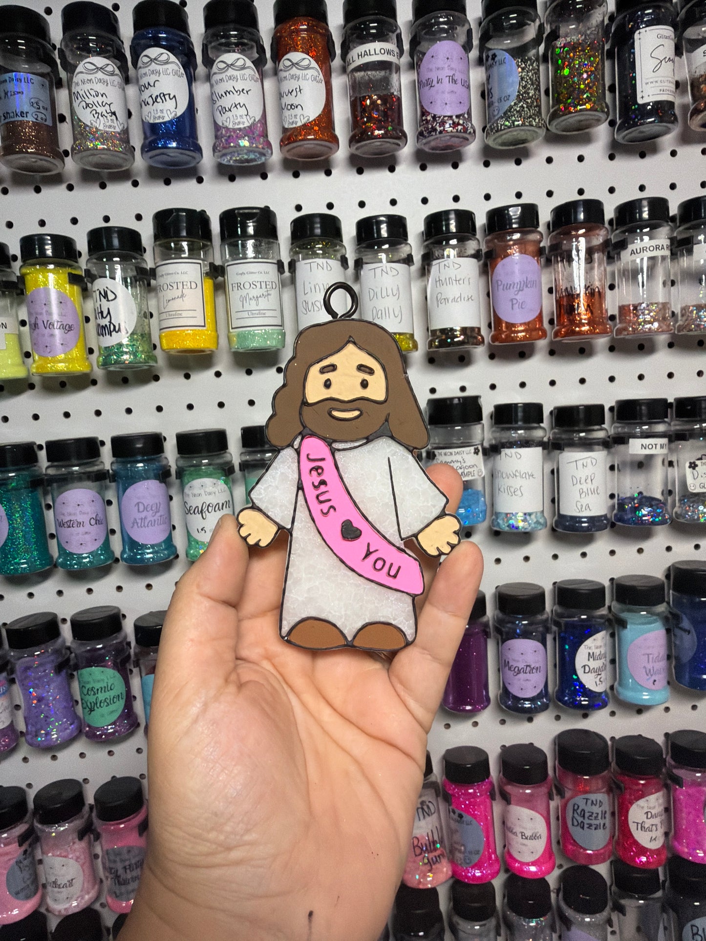 Jesus Loves You Freshie | Black Ice