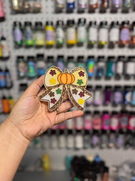 Pumpkin Bow Freshie