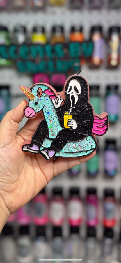 Ghost Face on a Floatie