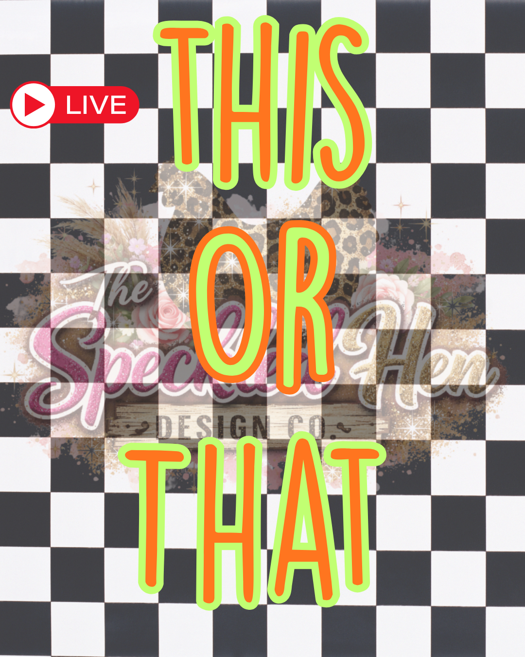 This or That Spot! LIVE 6PM 7/31
