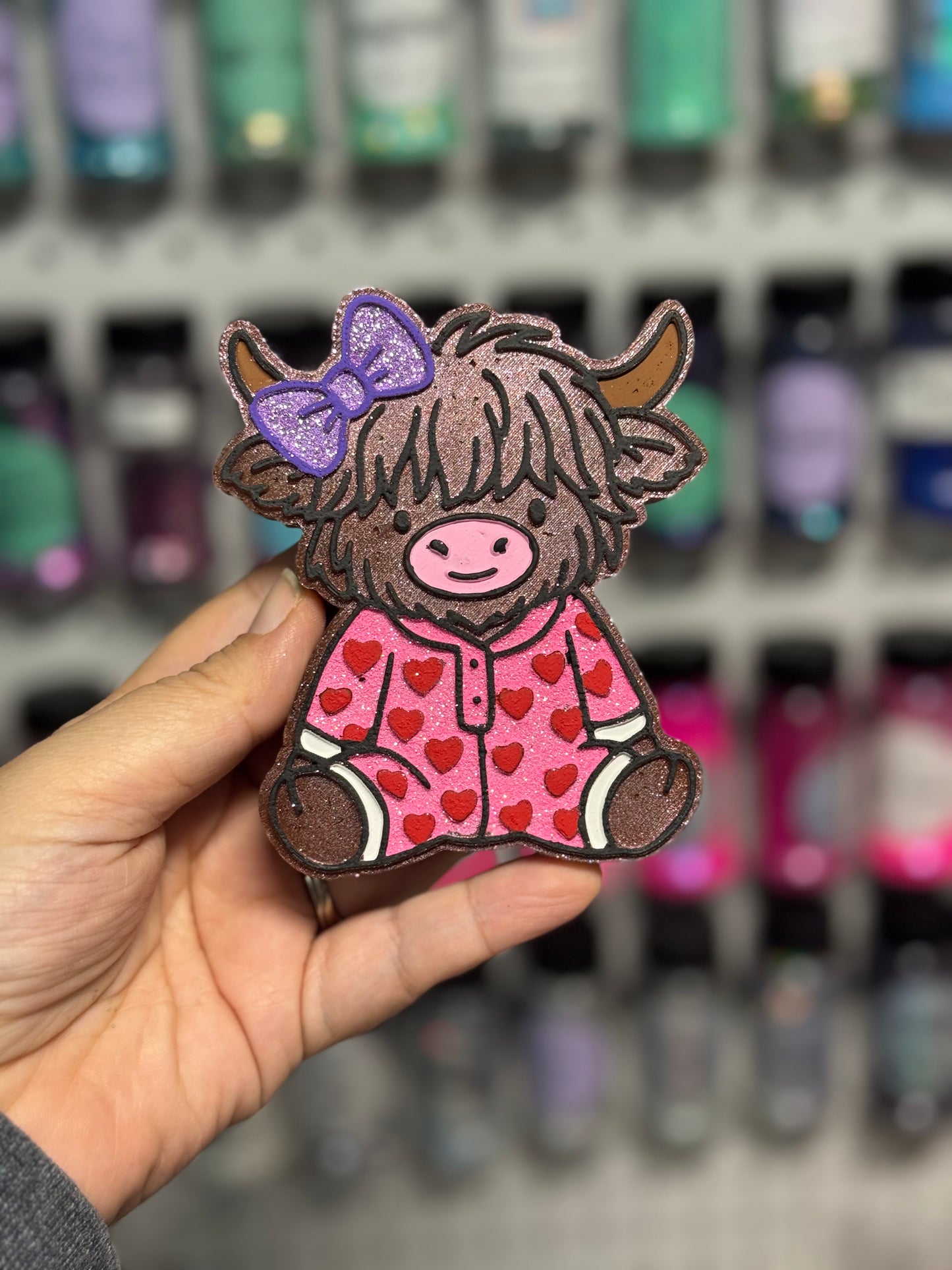 Cow w/ Heart Pajamas