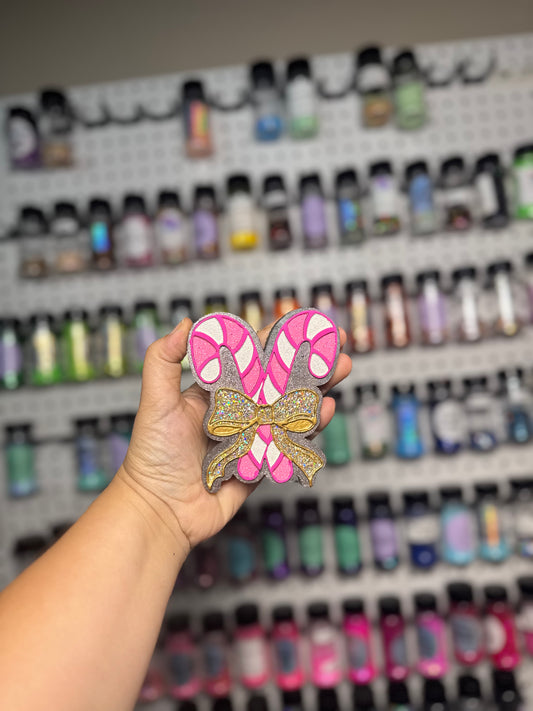 Candy Cane Bow