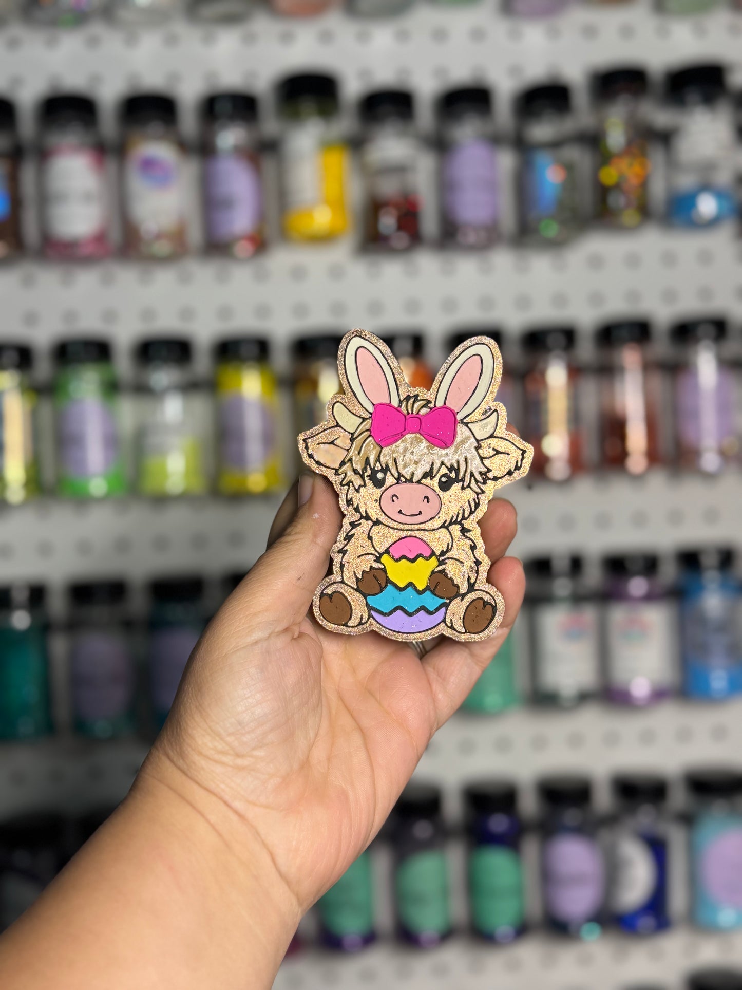 Highland Cow Easter Egg Freshie