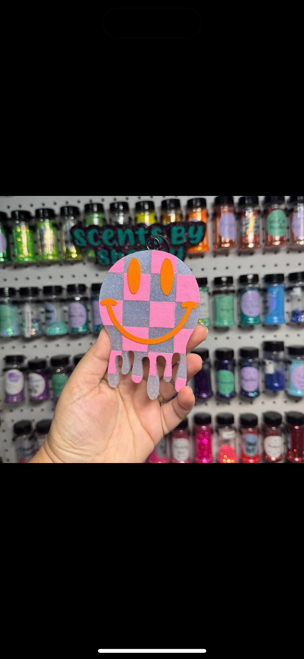 Checkered Drip Smiley