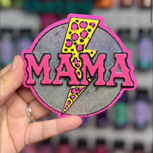 Round Mama Lightning Bolt