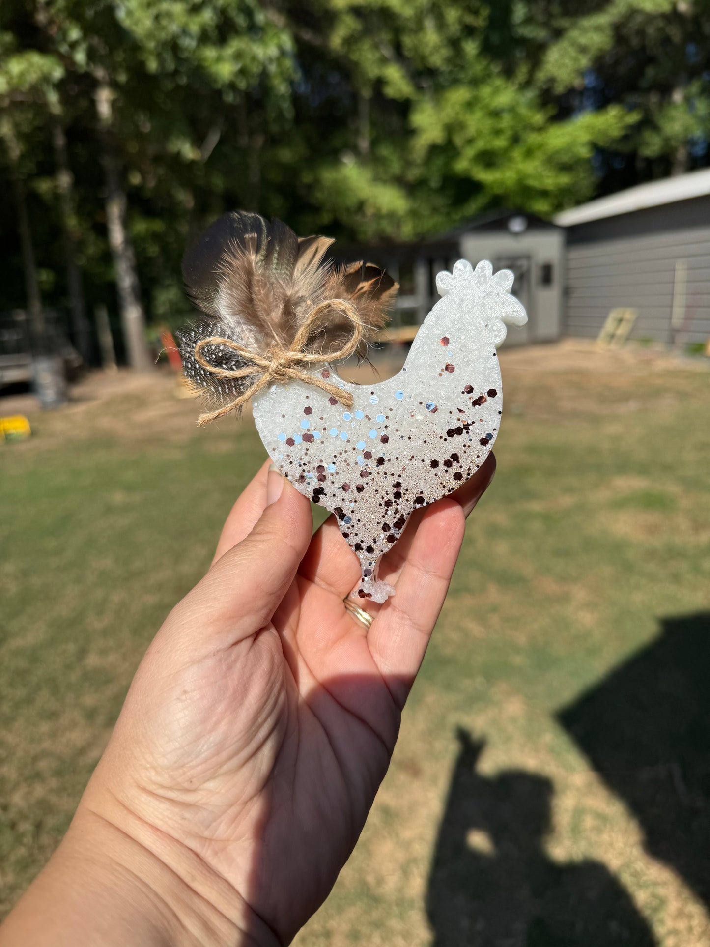 Bare Chicken w/ Feathers